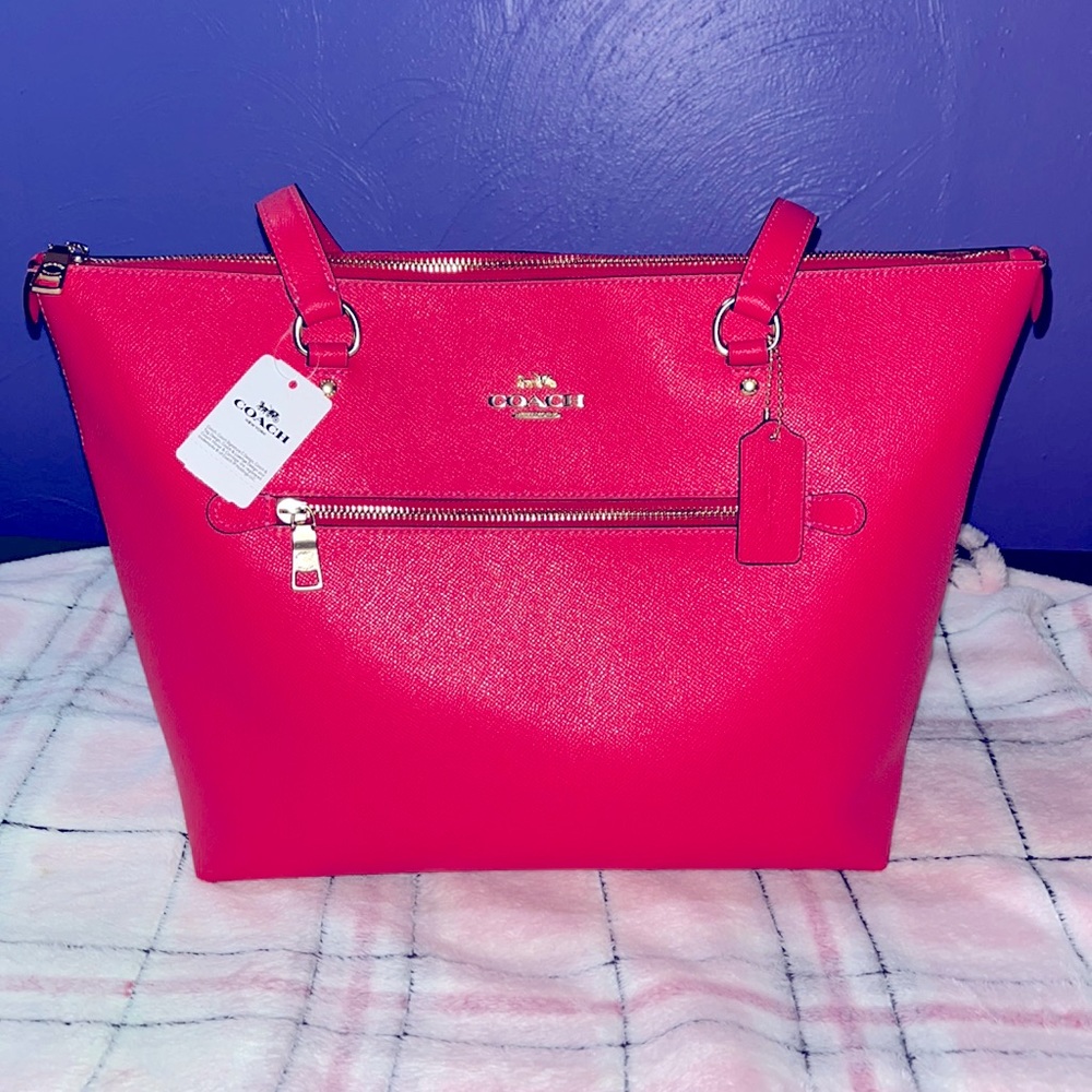 Coach Vibrant Pink Tote Bag